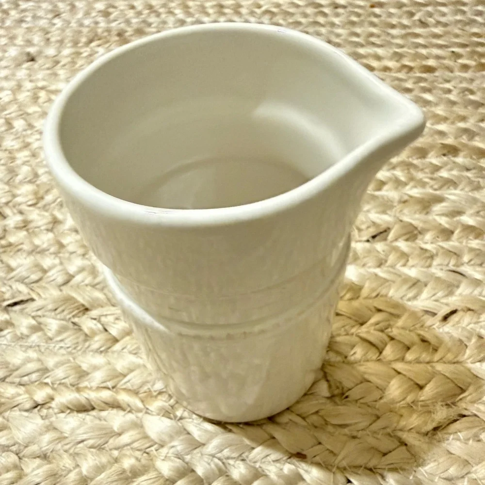 Pottery Barn ceramic pitcher creamer